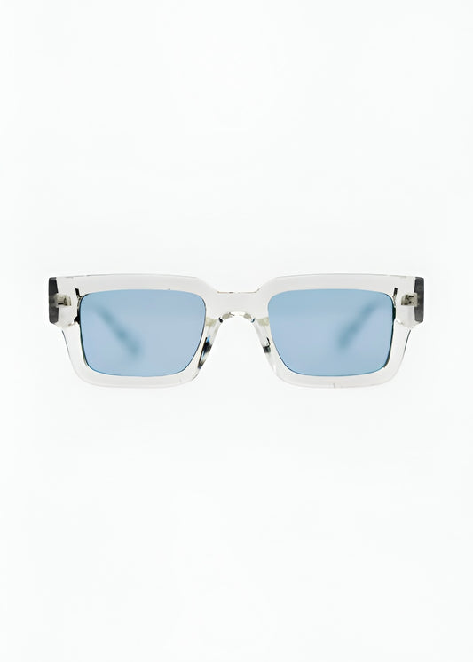 Zonnebril blauw glas